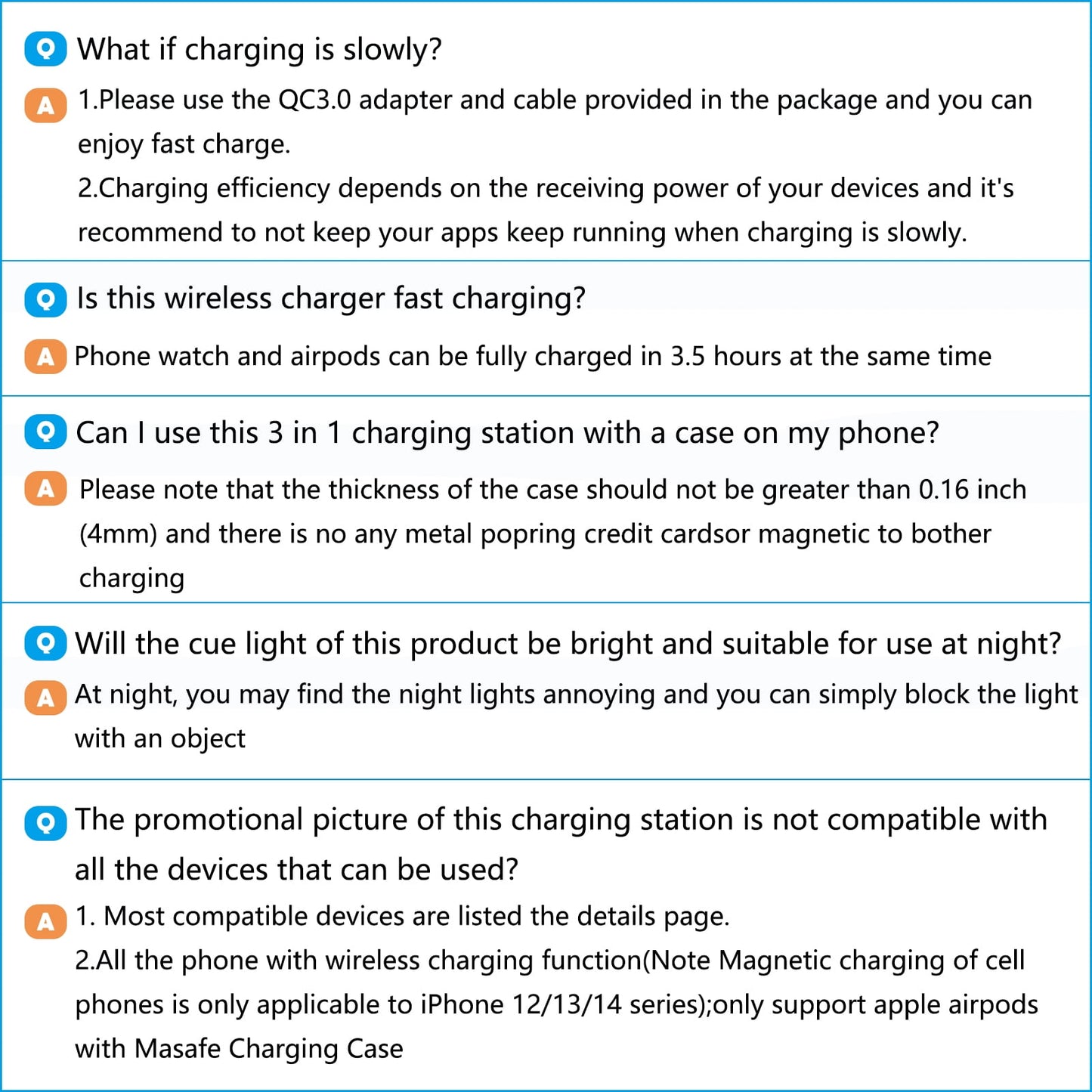 Charging Station,Wirelss Charger,Magnetic Charging Station Compatible with Iphone 17 16 15 14 13 12 11 Pro Max XS Xr,For Iwatch Series 9 8 7 6 5 4 3 2 Se,For Airpods 3 2 Pro,Black,No Adapter