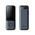 Axendris T11 portable smart voice translator with a 2.4-inch touch screen, camera, and dual microphone in dark grey.