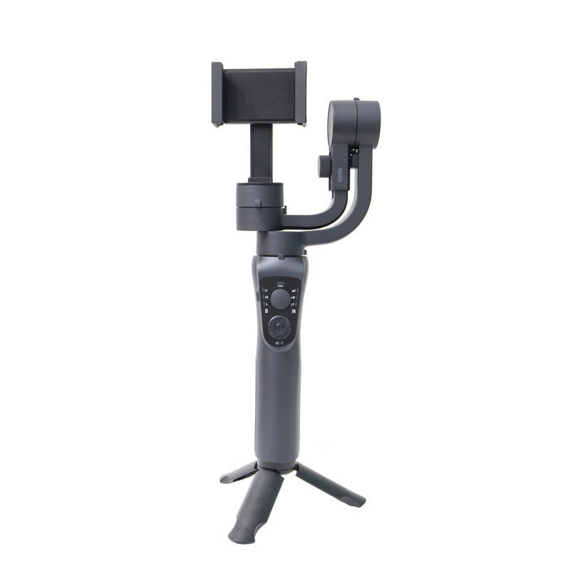 Axendris three-axis handheld gimbal stabilizer for mobile phones with a tripod base in matte grey finish